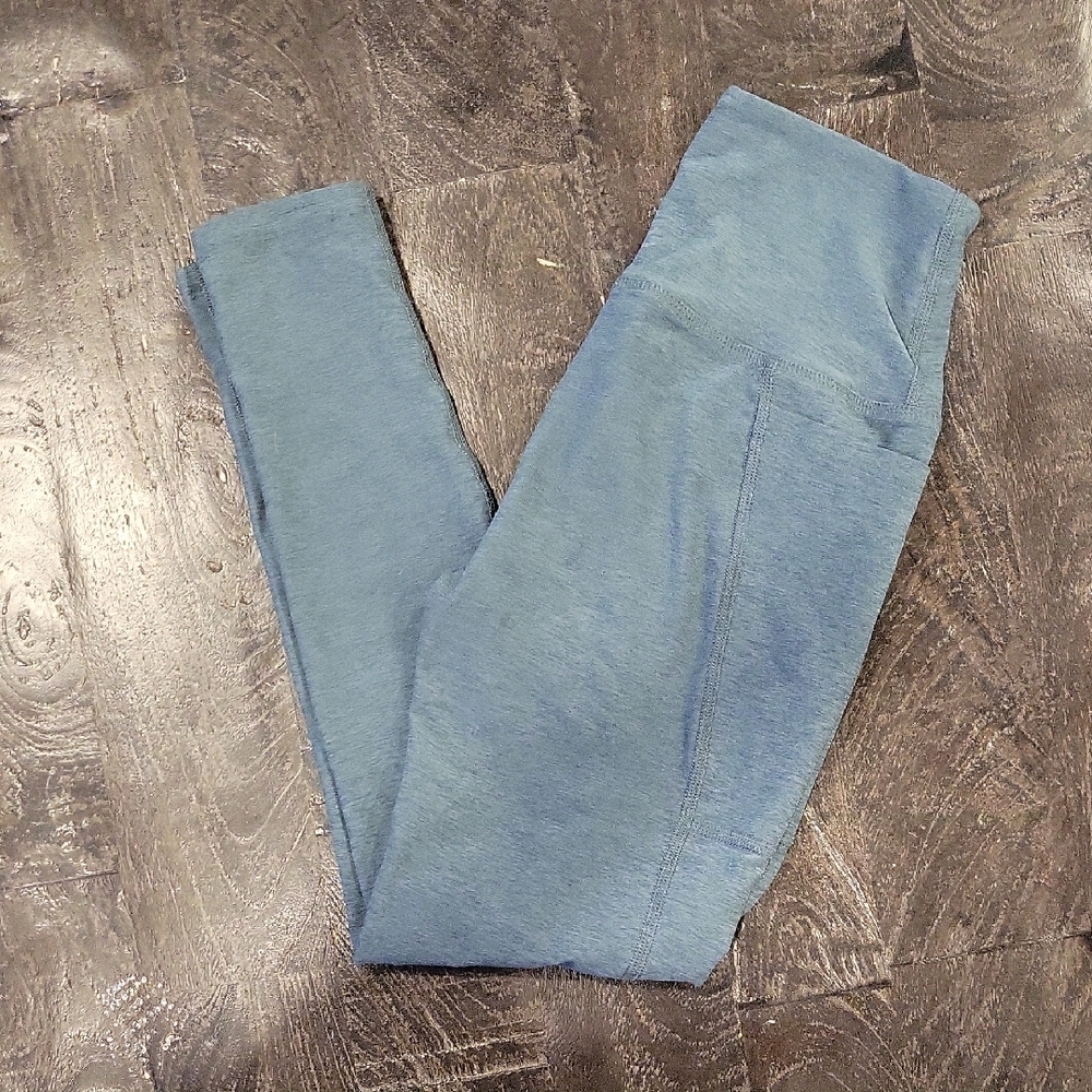 Beyond Yoga Heather Green Leggings
